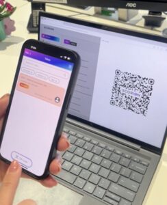 QR-code in Scorion. Supersnel feedback geven